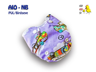 Pieluszka AIO-NB, Ogórki, PUL/Birdseye