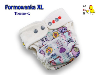 Formowanka XL z kieszonką KoBamboo/ panel Sowy/ThermoKo