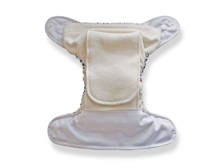 Pieluszka AIO - OS, Ko-Bamboo, Ciem-Ko