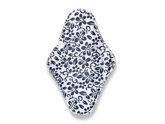 Podpaska MAXI PLUS, Hibiskus czarny/welur czerwony