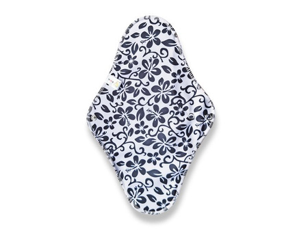 Podpaska MAXI PLUS, Hibiskus czarny/welur czerwony