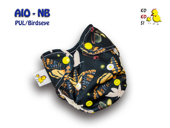 Pieluszka AIO-NB, Rozarium, PUL/Birdseye