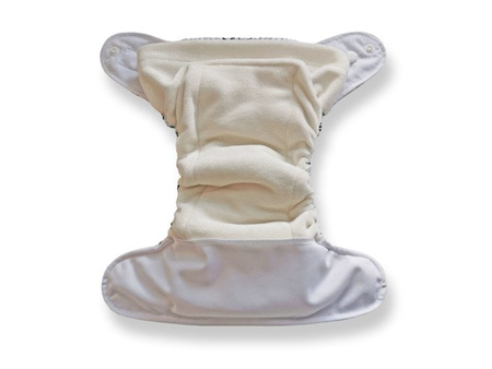 Pieluszka AIO - OS, Ko-Bamboo, Ciem-Ko