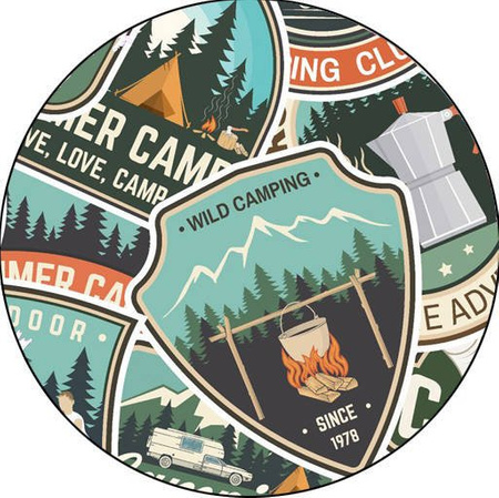 Pieluszka AIO - M, Ko-Bamboo, Camp