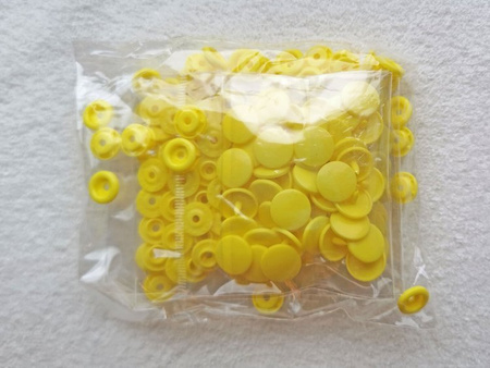 napy plastikowe 18\" 50kpl - kolor żółty B7
