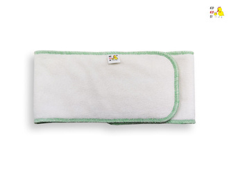 wkład chłonny bambus 3-warstwy, zielony.70x12,5