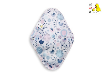 Podpaska MAXI Dmuchawce/welur czerwony