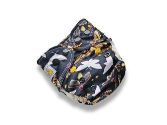 Pieluszka AIO - MOS , Ko-Bamboo, Ciemko