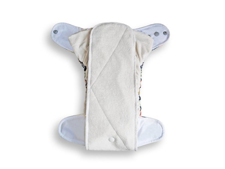 Pieluszka AIO ( ALL IN ONE)  - OS - EVO/bambus, Sowy