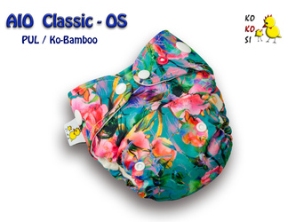 Pieluszka AIO - OS, Ko-Bamboo, Kolorowo Mi
