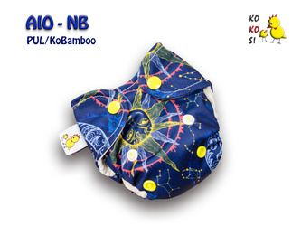 Pieluszka AIO-NB, Konstelacje, PUL/KoBamboo