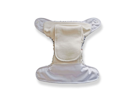 Pieluszka AIO - MOS, Ko-Bamboo, Śpiące Ptaki