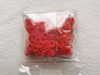 napy plastikowe 18\" 50kpl - kolor czerwony nr 2