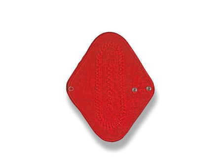 Podpaska MINI, Hibiskus czerwony/welur czerwony