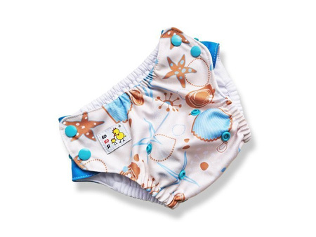 Kąpieluszka PUL/Coolmax - Dzika plaża