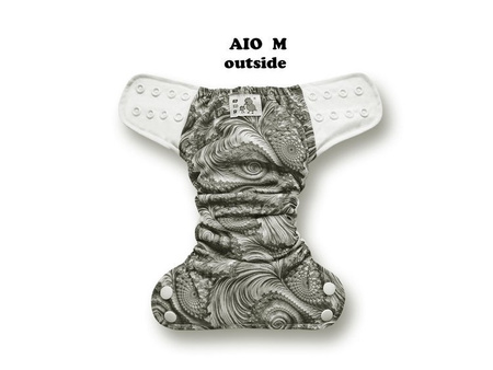 Pieluszka AIO - M ( ALL IN ONE) Bamba-Ko, Tajemniczy Ogród