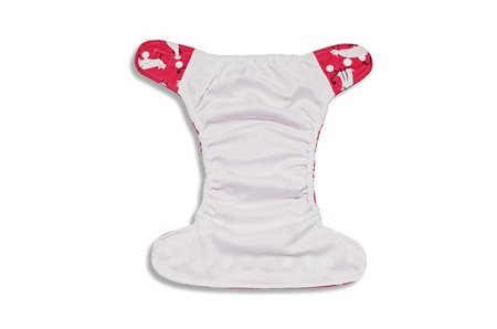 Pieluszka kieszonka OS PUL/coolmax, Kotki na różowym