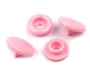 napy plastikowe 18\" 50kpl - kolor Pudrowy różowy B18