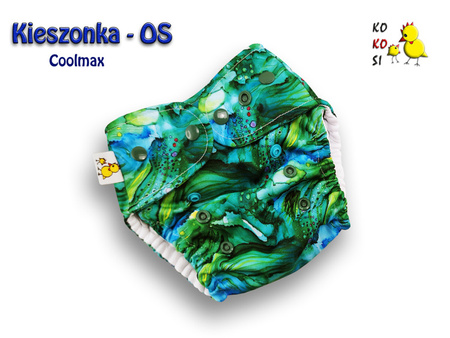 Kieszonka OS  PUL/coolmax, Wodorosty