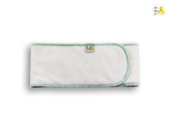 Wkład chłonny bambusowy 70X10cm zielony, 3 warstwy