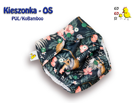 Kieszonka OS  PUL/Ko-Bamboo, Małpki