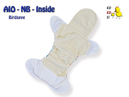 Pieluszka AIO-NB, Ciemko, PUL/Birdseye